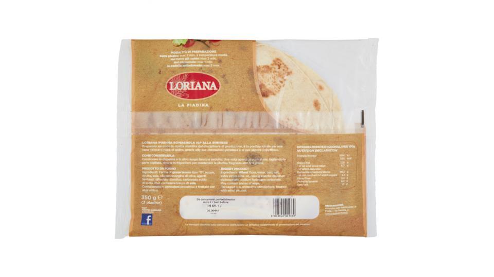 Loriana Piadina Romagnola IGP alla Riminese 3 pz