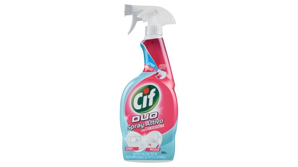 Cif Duo Spray Attivo con Candeggina