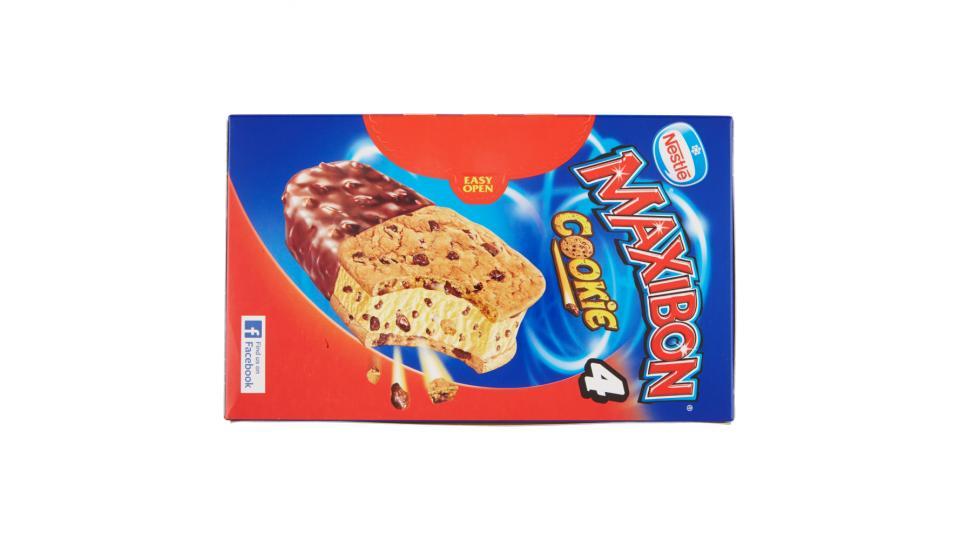 MAXIBON MOTTA COOKIE biscotto con gelato e granella di cioccolato con copertura al cacao