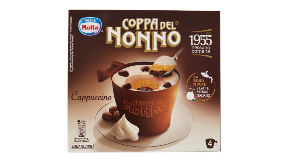 MOTTA COPPA DEL NONNO Cappuccino gelato alla panna e al caffè con infuso di caffè