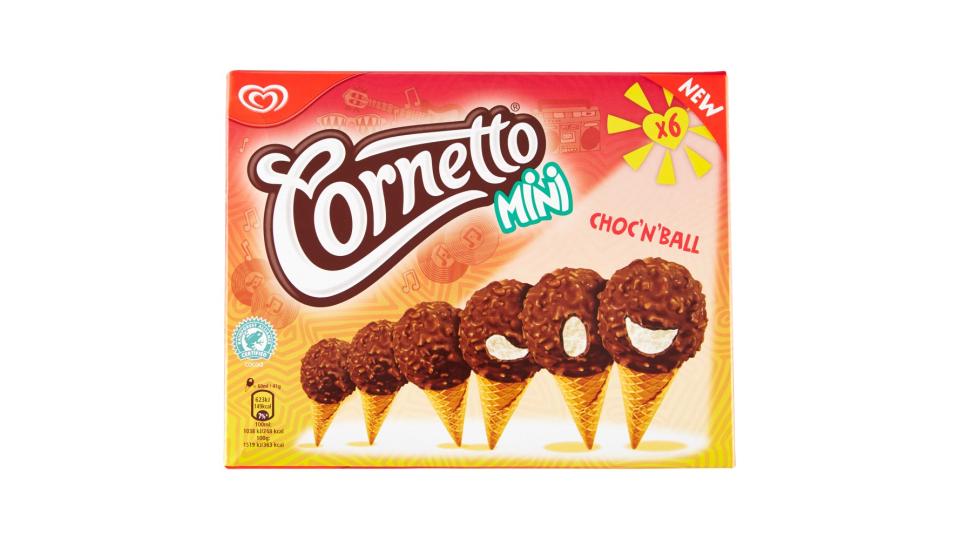 Cornetto Mini choc'n'ball 6 pezzi