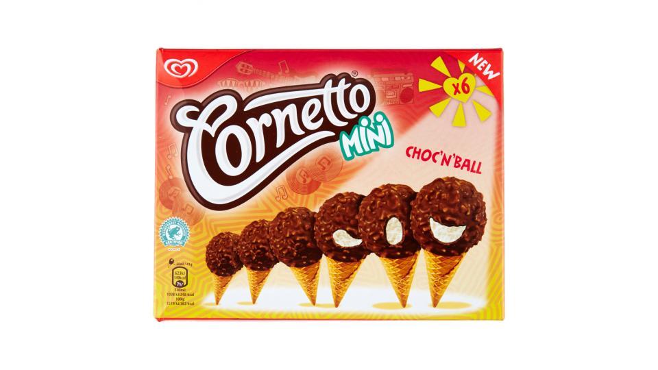 Cornetto Mini choc'n'ball 6 pezzi