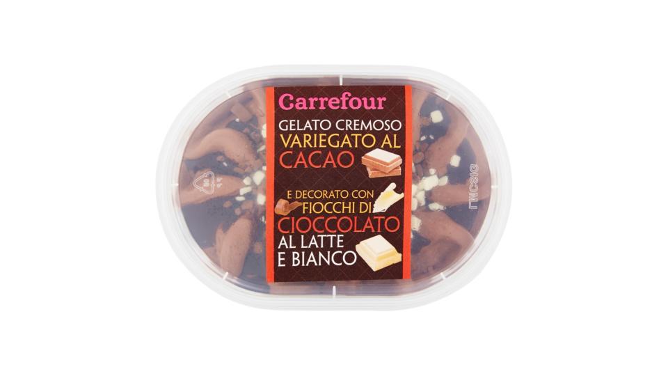 Carrefour Gelato Cremoso Variegato al Cacao
