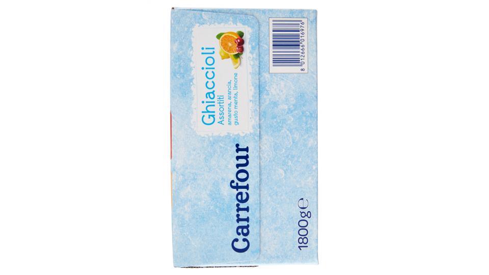 Carrefour Ghiaccioli Assortiti amarena, arancia, gusto menta, limone