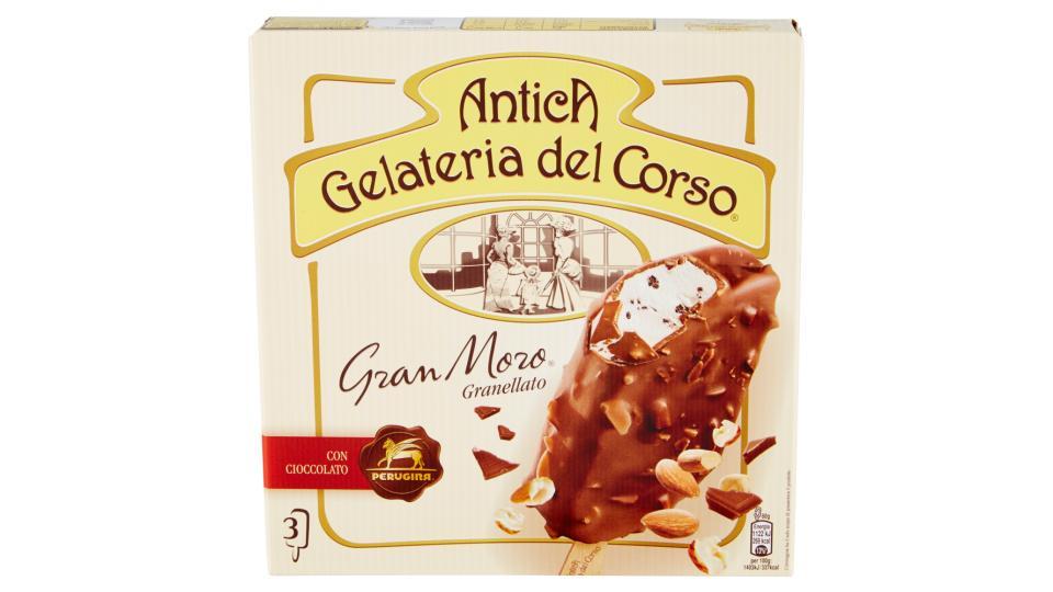 ANTICA GELATERIA DEL CORSO GRAN MORO gelato panna con cioccolato al latte e mandorle