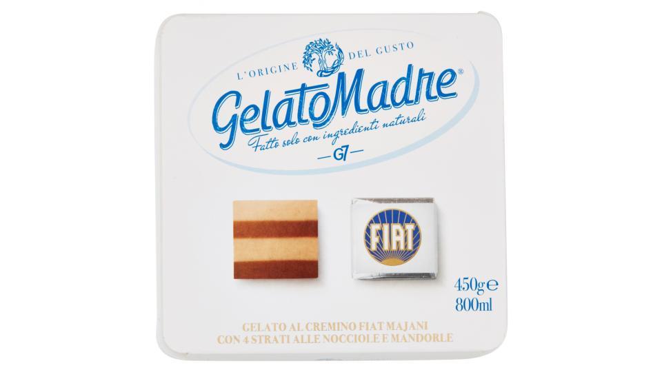 G7 GelatoMadre Gelato al Cremino Fiat Majani con 4 Strati alle Nocciole e Mandorle