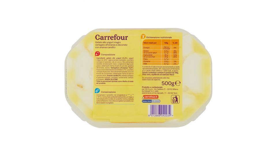 Carrefour Gelato allo Yogurt Magro Ananas