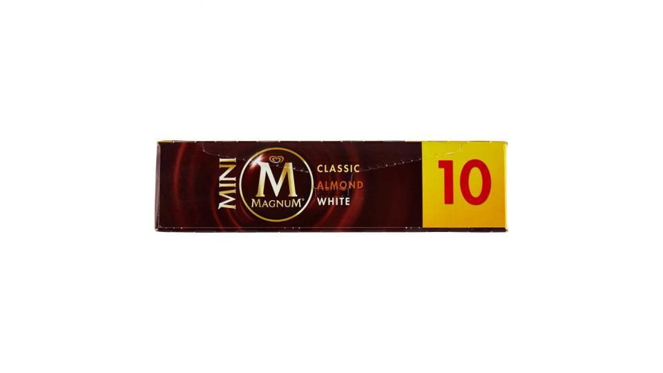 Magnum Mini Classic-Almond-White 10 pezzi