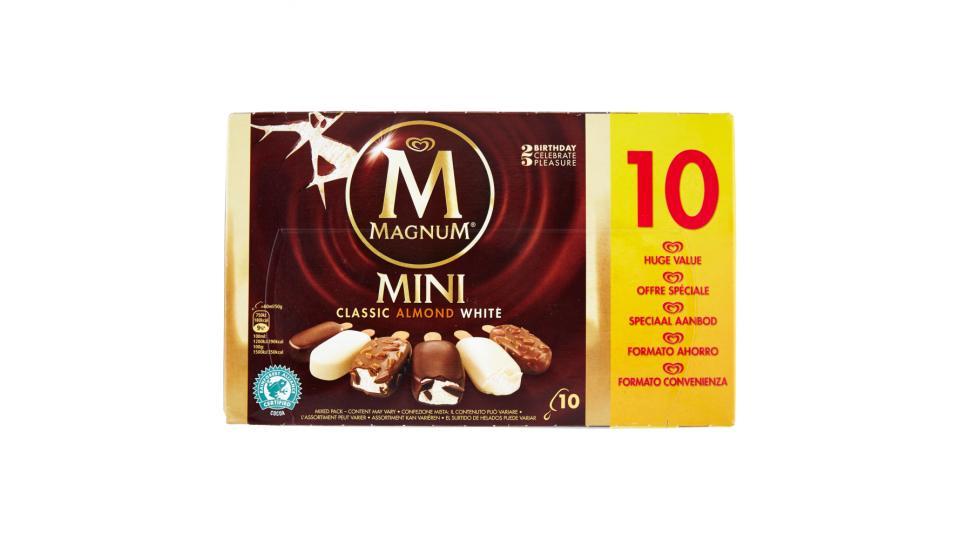 Magnum Mini Classic-Almond-White 10 pezzi