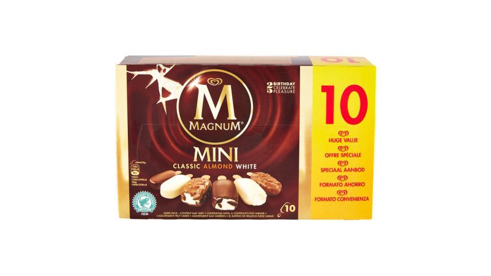 Magnum Mini Classic-Almond-White 10 pezzi