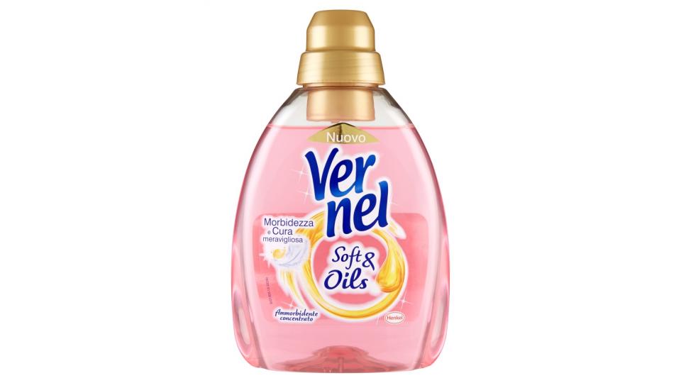 Vernel Soft&Oils Ammorbidente concentrato rosa