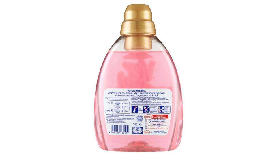 Vernel Soft&Oils Ammorbidente concentrato rosa