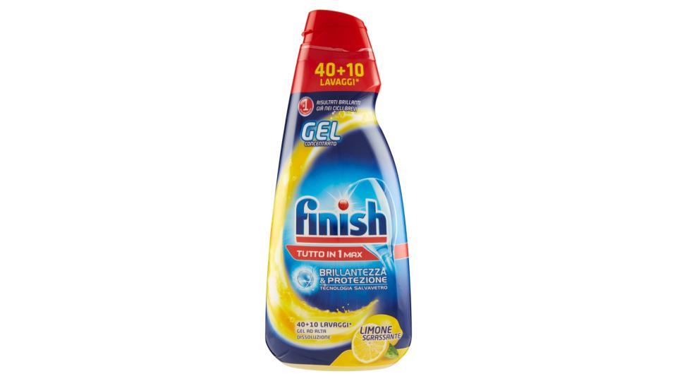 Finish Tutto in 1 Max Gel Concentrato Limone