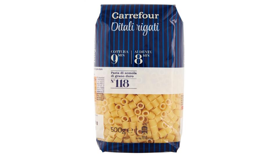 Carrefour Ditali rigati N°118