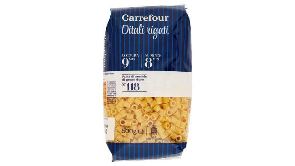Carrefour Ditali rigati N°118