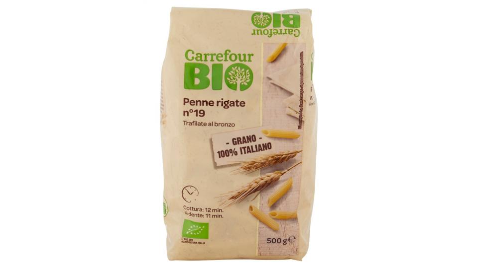 Carrefour Bio Penne rigate n°19