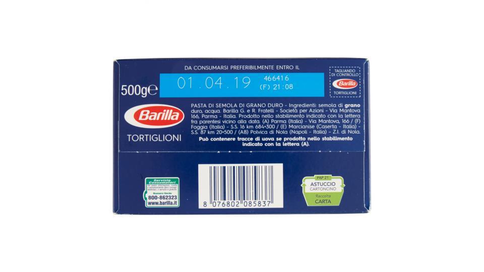 Barilla Tortiglioni n.83