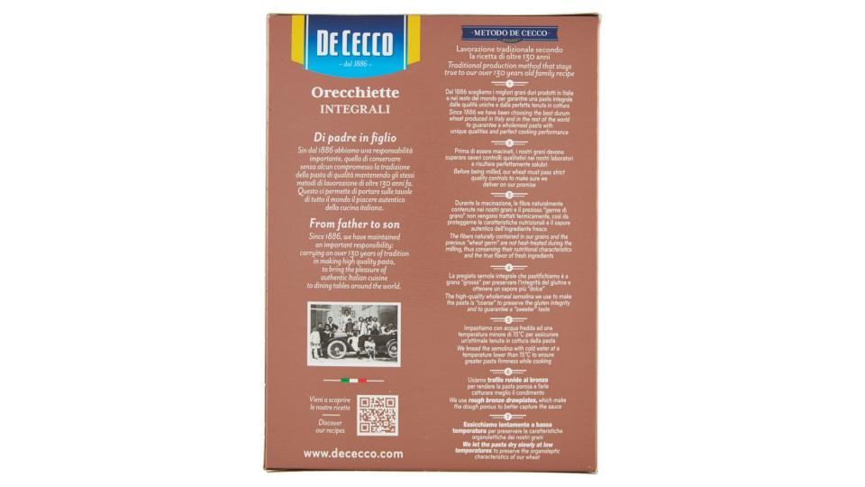 De Cecco Orecchiette n° 91 Integrali