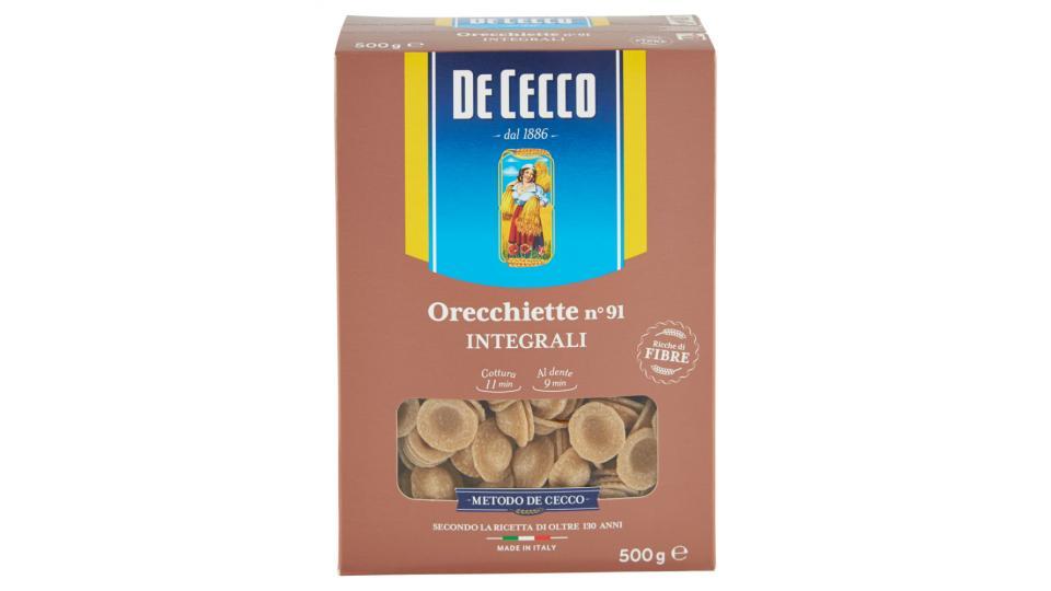 De Cecco Orecchiette n° 91 Integrali