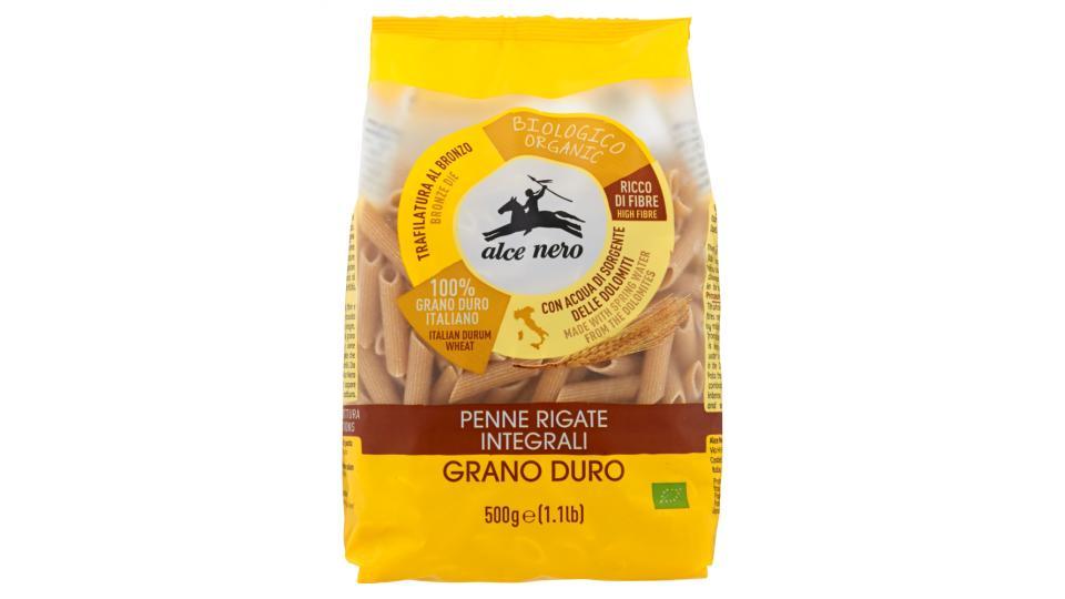 alce nero Penne Rigate Integrali Grano Duro500 g