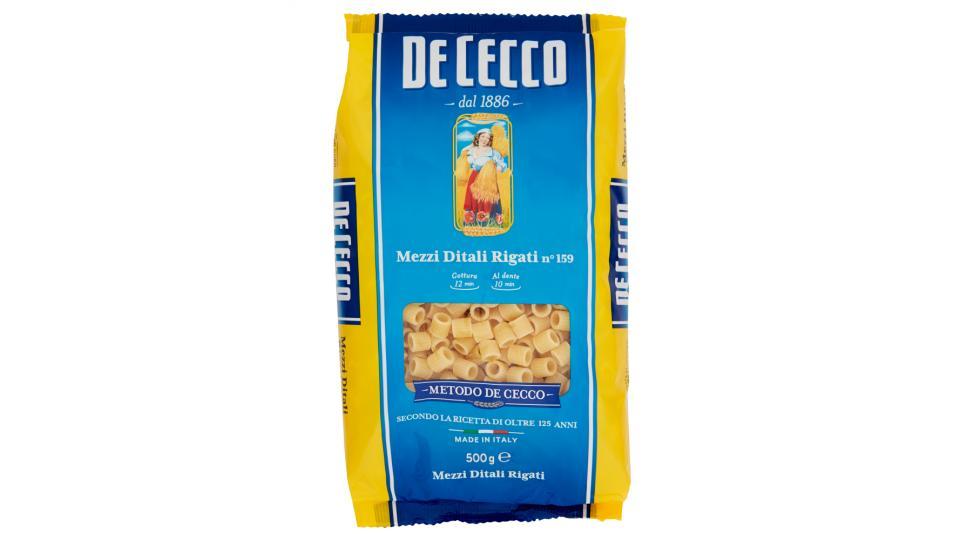 De Cecco Mezzi ditali rigati n° 159