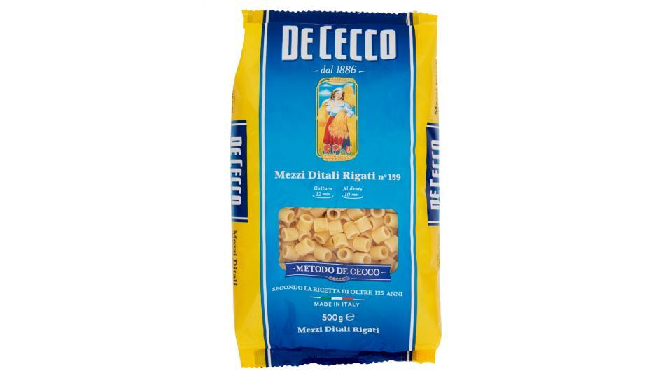 De Cecco Mezzi ditali rigati n° 159