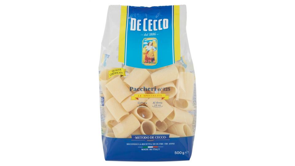 De Cecco Le Specialità Paccheri n° 125