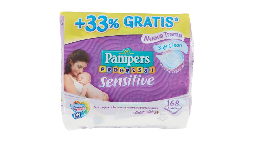 Pampers sensitive Progressi Nuova Lozione x168