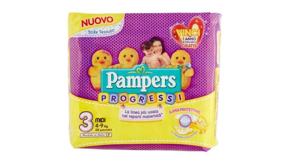 Pampers Progressi 3 midi 4-9 Kg