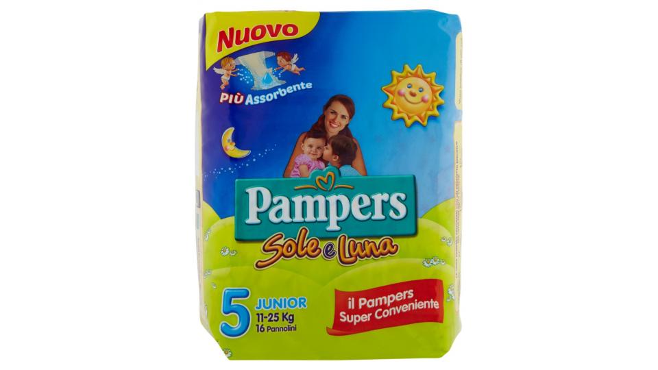 Pampers Sole e Luna Junior x16