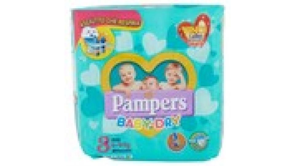 Pampers Baby Dry Downcount Midi x20