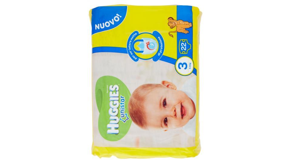 Huggies unistar 3 4-9 kg