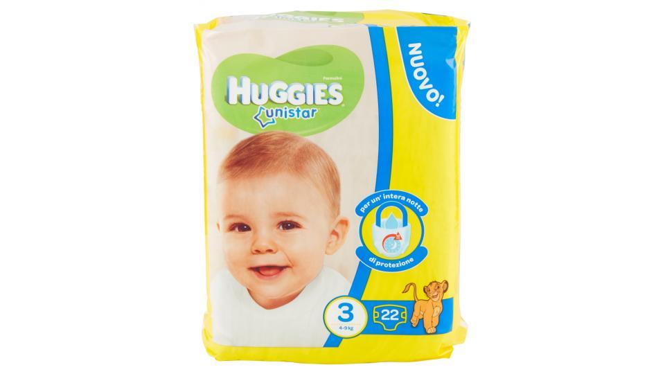 Huggies unistar 3 4-9 kg