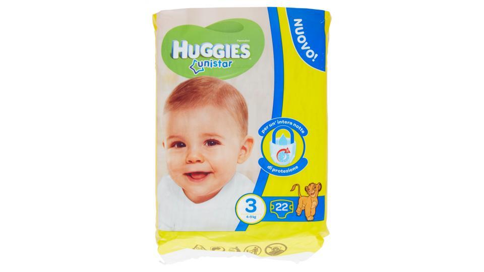 Huggies unistar 3 4-9 kg