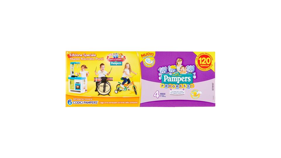 Pampers Progressi 4 Maxi 7-18kg