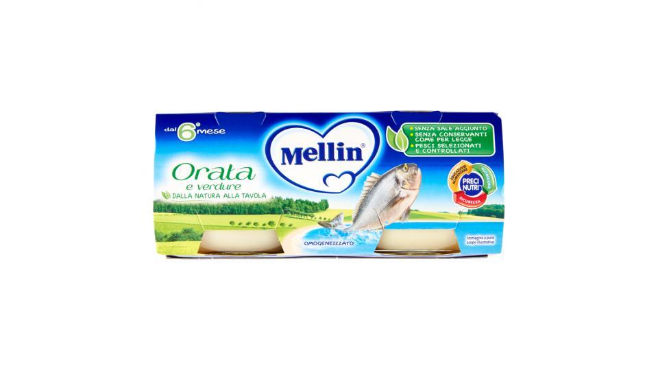 Mellin Orata e verdure Omogeneizzato