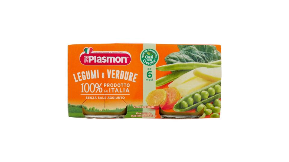 Plasmon Legumi e Verdure omogeneizzato