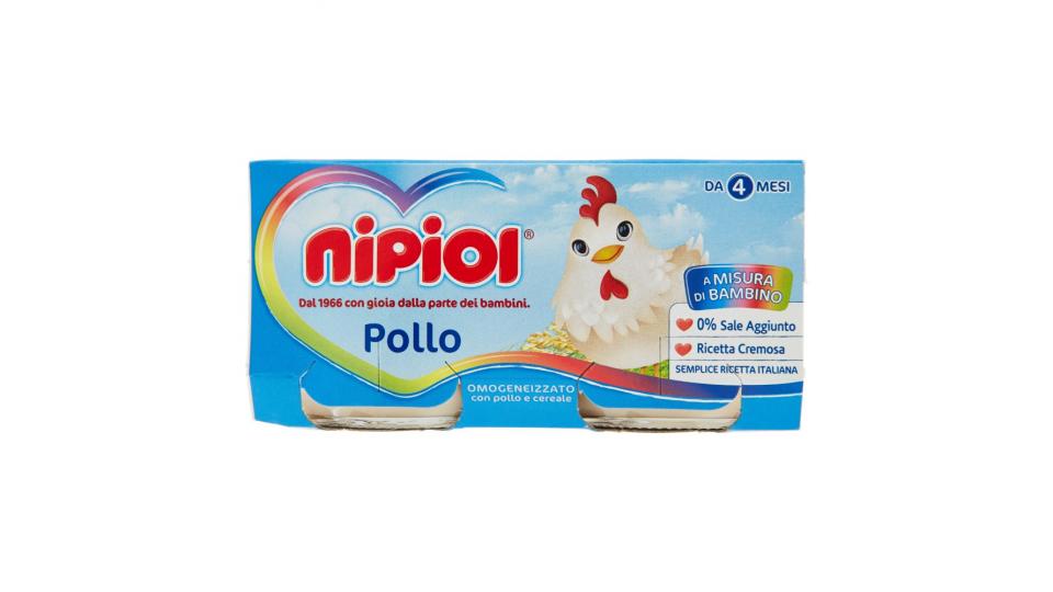 Nipiol Pollo Omogeneizzato con pollo e cereale