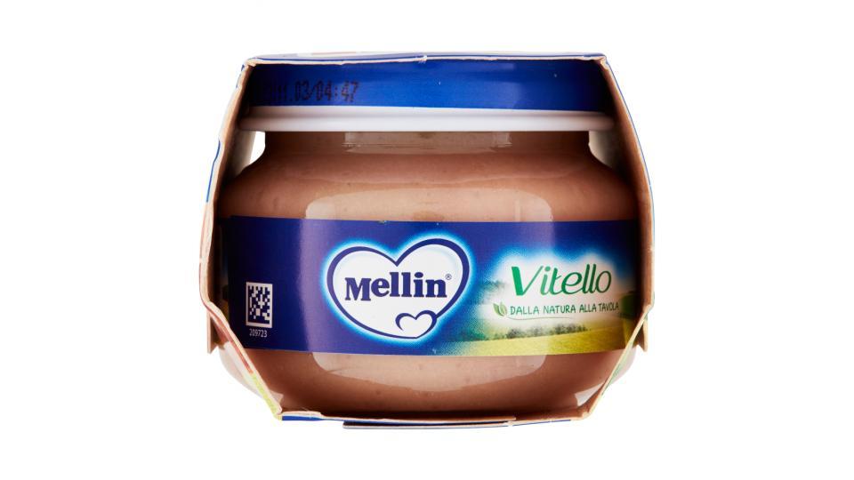 Mellin Vitello Omogeneizzato con Carne e Farina di Riso