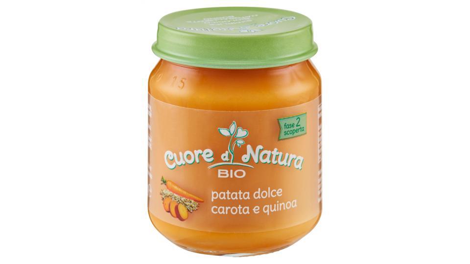 Cuore di Natura Bio patate dolce, carote e quinoa