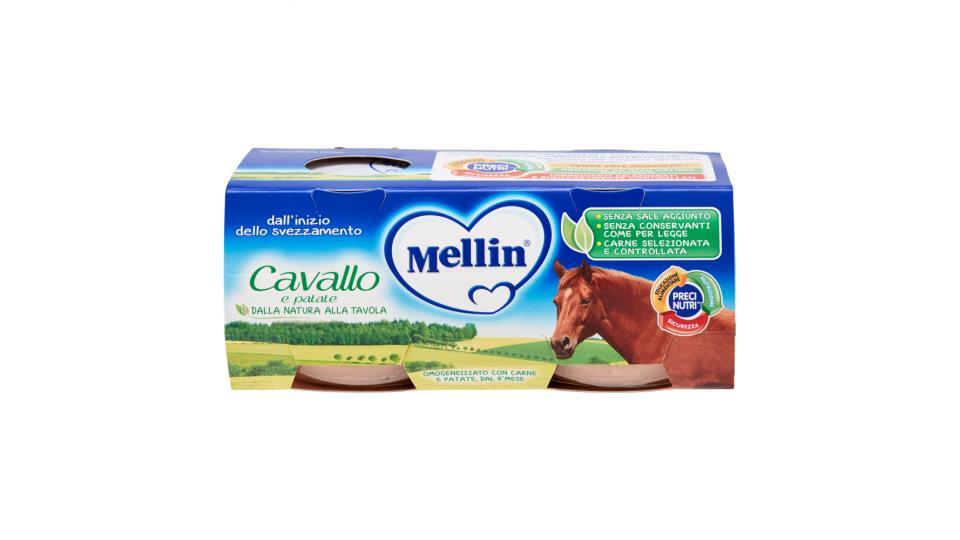 Mellin Cavallo e patate Omogeneizzato con Carne e Patate