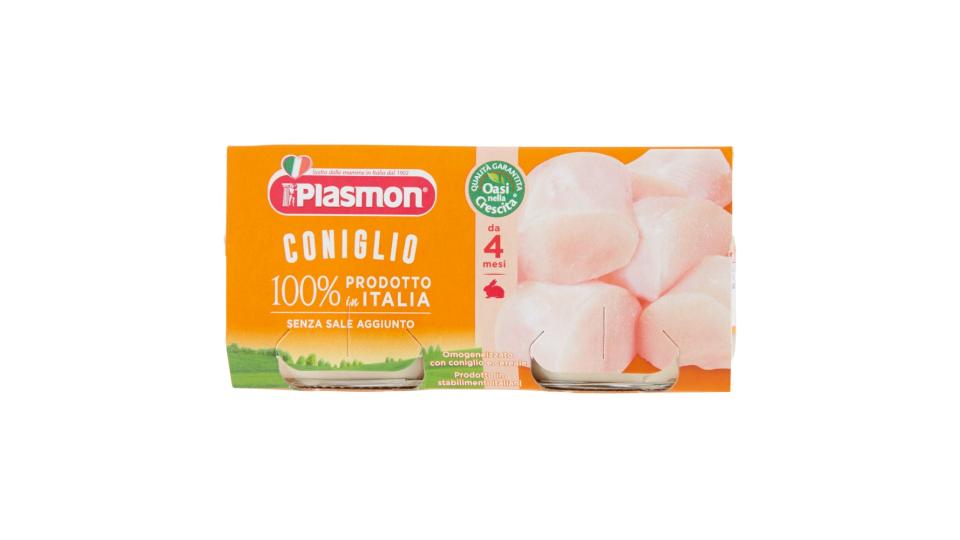 Plasmon Coniglio Omogeneizzato con coniglio e cereale