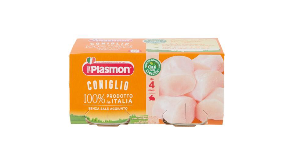 Plasmon Coniglio Omogeneizzato con coniglio e cereale