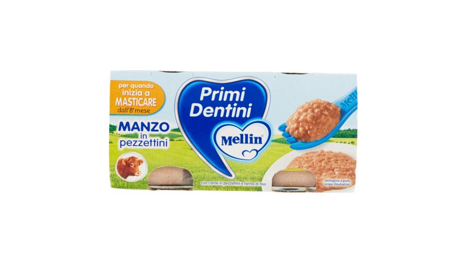 Mellin Primi Dentini Manzo in pezzettini
