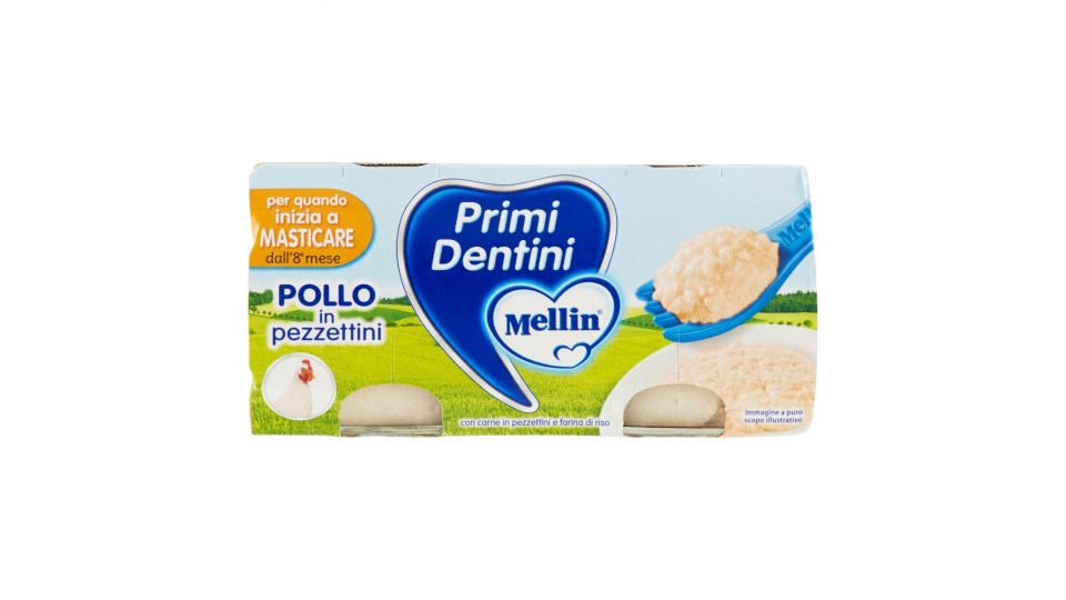 Mellin Primi Dentini Pollo in pezzettini