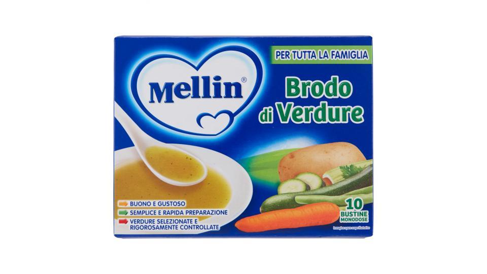 Mellin Brodo di verdure 10 bustine monodose
