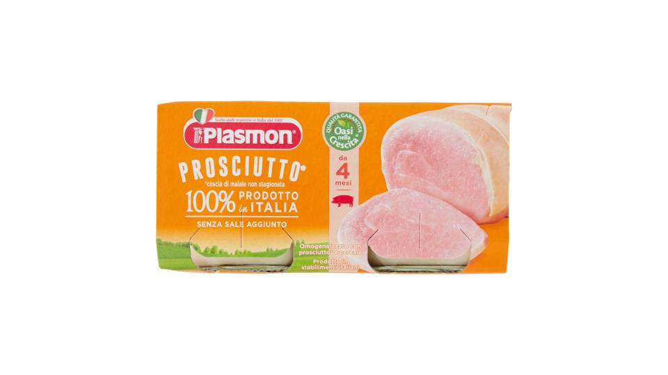 Plasmon Prosciutto* Omogeneizzato con prosciutto* e cereale