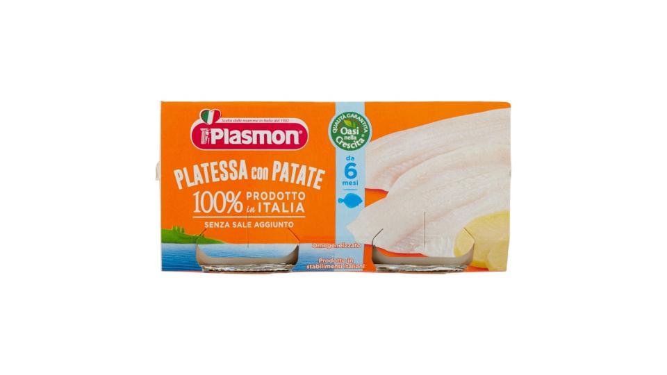 Plasmon Platessa con patate omogeneizzato