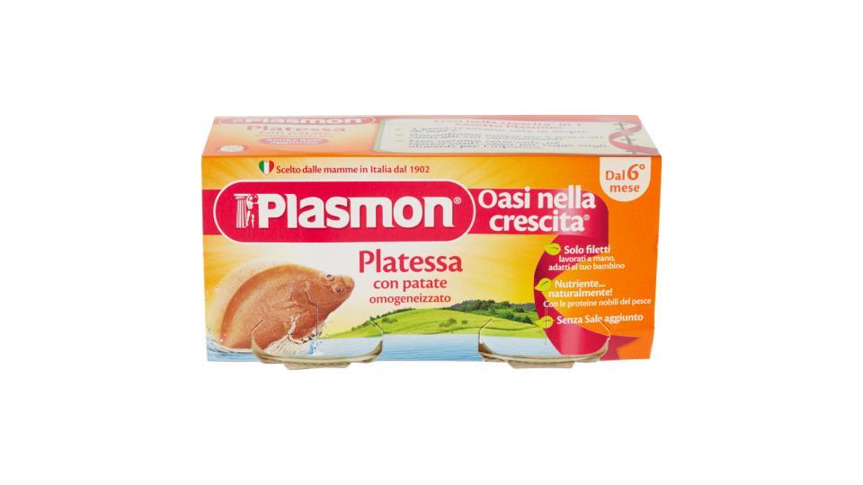 Plasmon Platessa con patate omogeneizzato