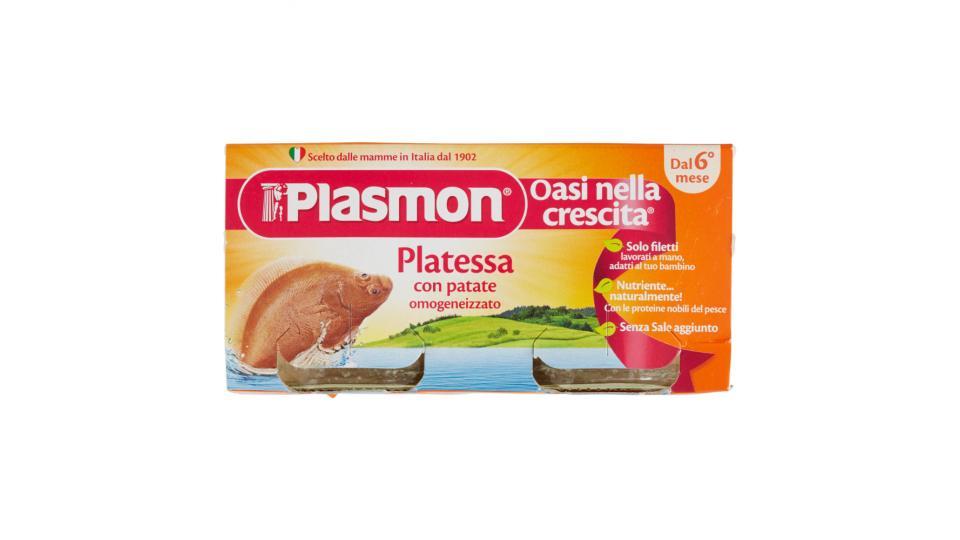 Plasmon Platessa con patate omogeneizzato